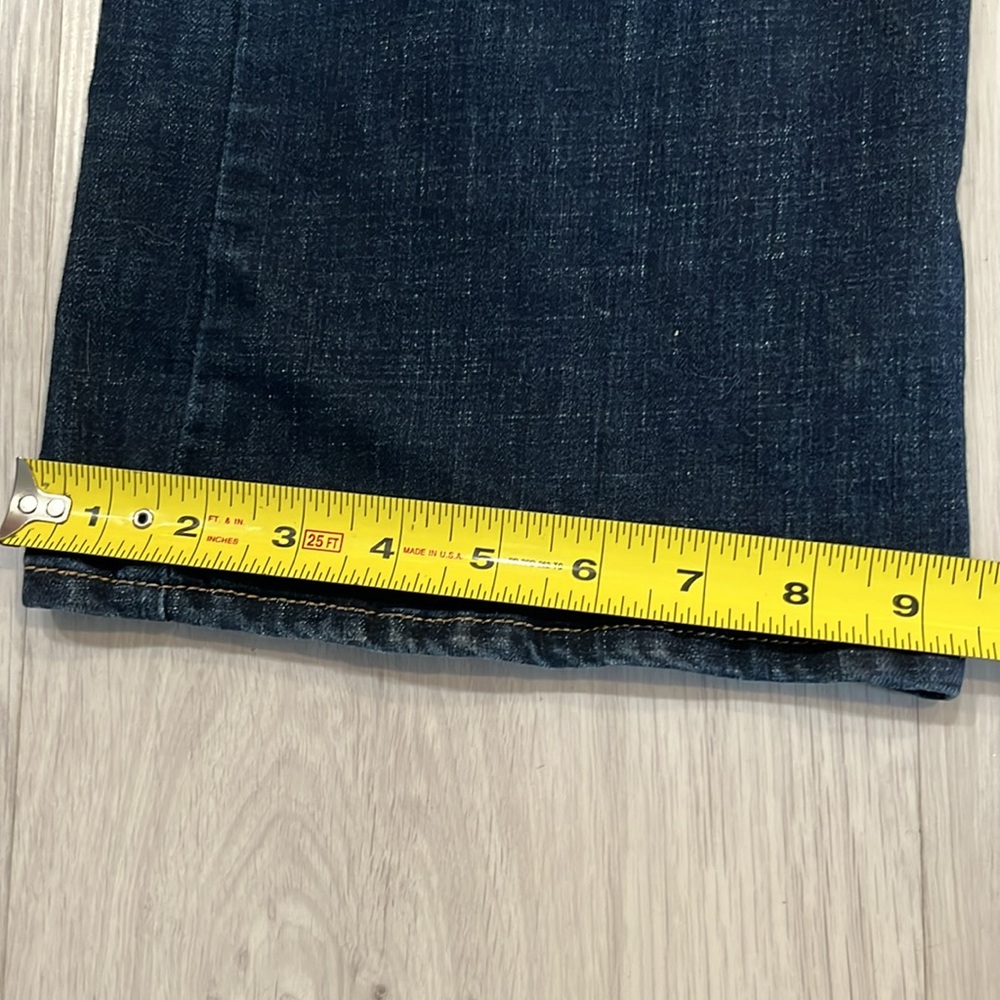 Levi's Dark Blue Bootcut Leg Jeans, Long, 32 In Inseam. - Picture 9 of 9